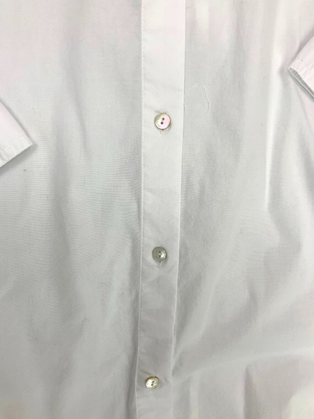 Eileen Fisher White Poplin Long Sleeve Tunic Shirt Button Up  Sz L - Picture 12 of 16